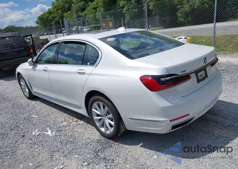 2021 BMW 740I xDrive из США, поврежденный, VIN WBA7T4C05MCE53155